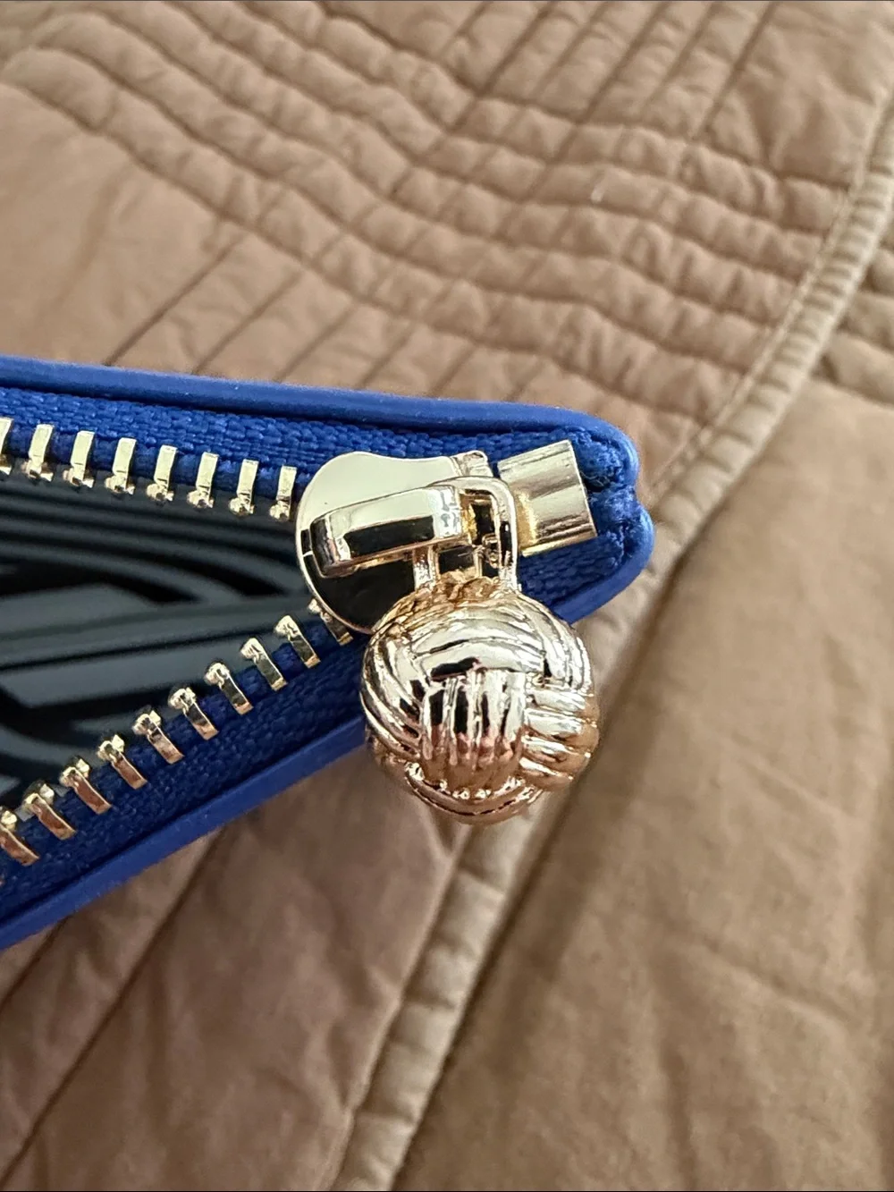 Blue Golf Zip Pouch - Women's Bag